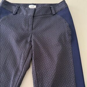 Cache Navy Textured Pants